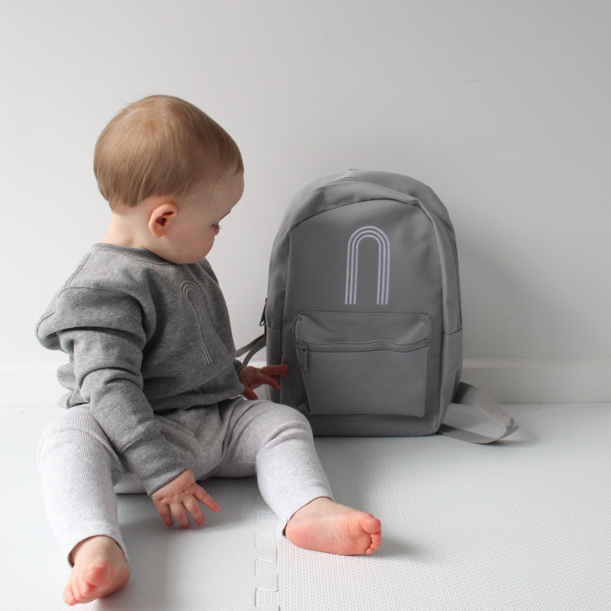 Children s Personalised Initial Backpack Amber and Noah