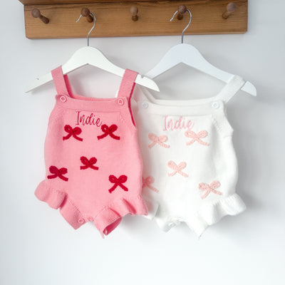 Bow Personalised Romper