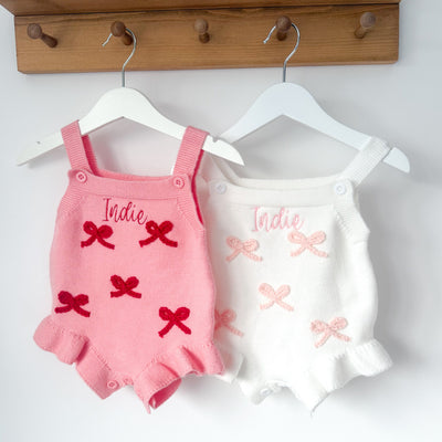 Bow Personalised Romper