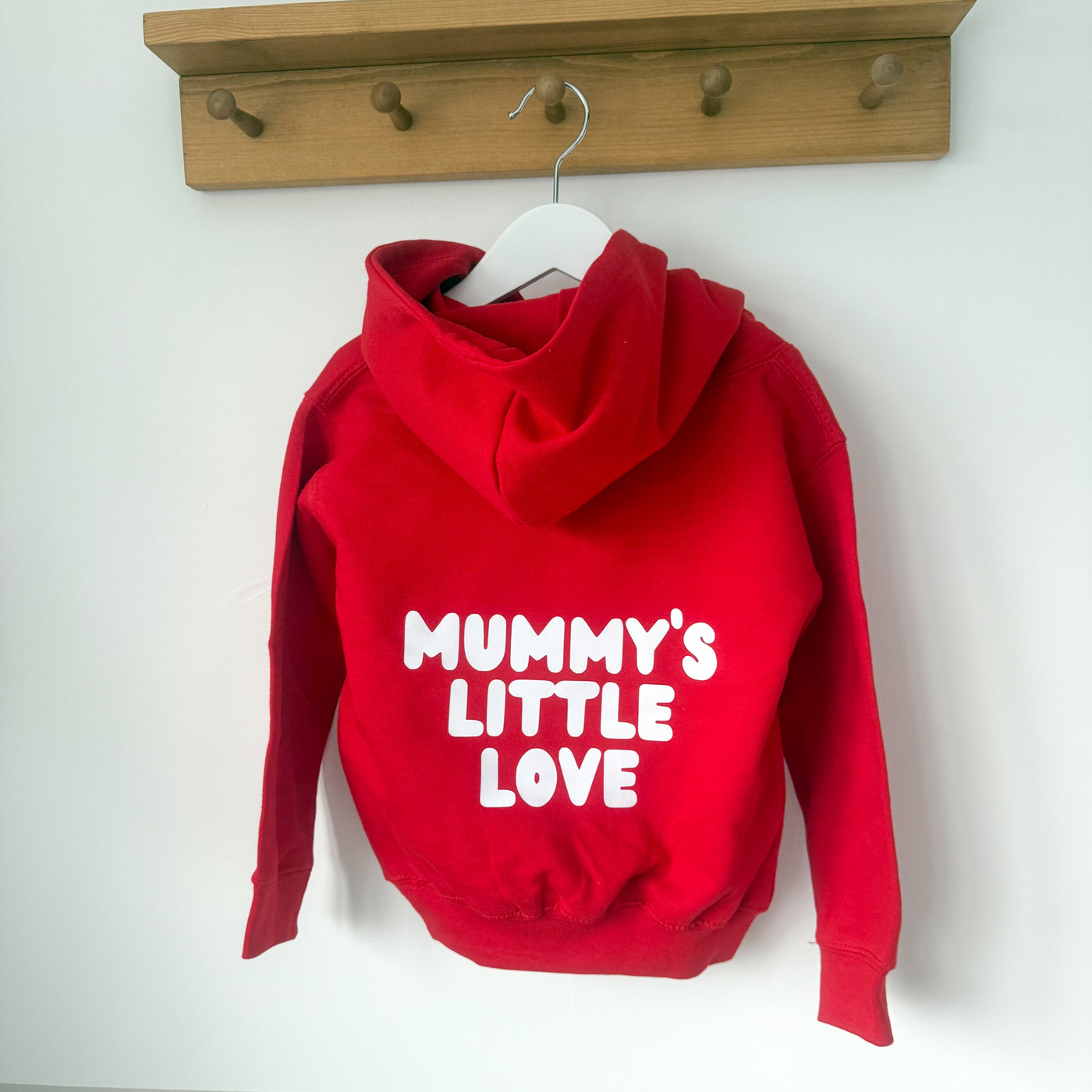 Little Love Personalised Red Hoody