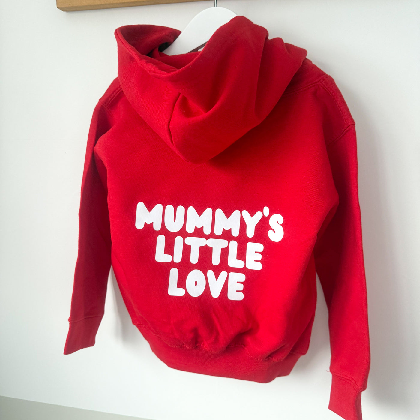 Little Love Personalised Red Hoody