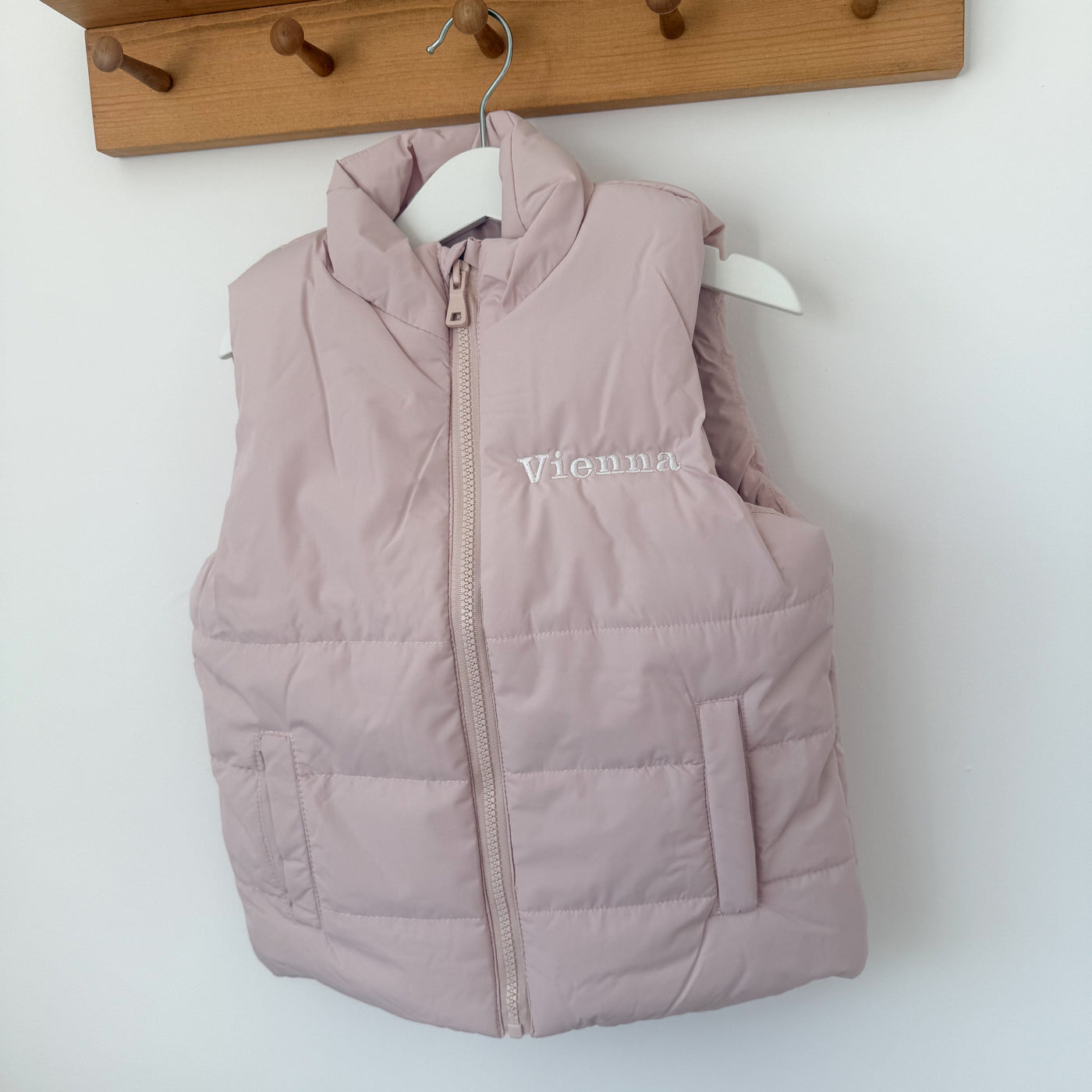 Blush Personalised Padded Gilet