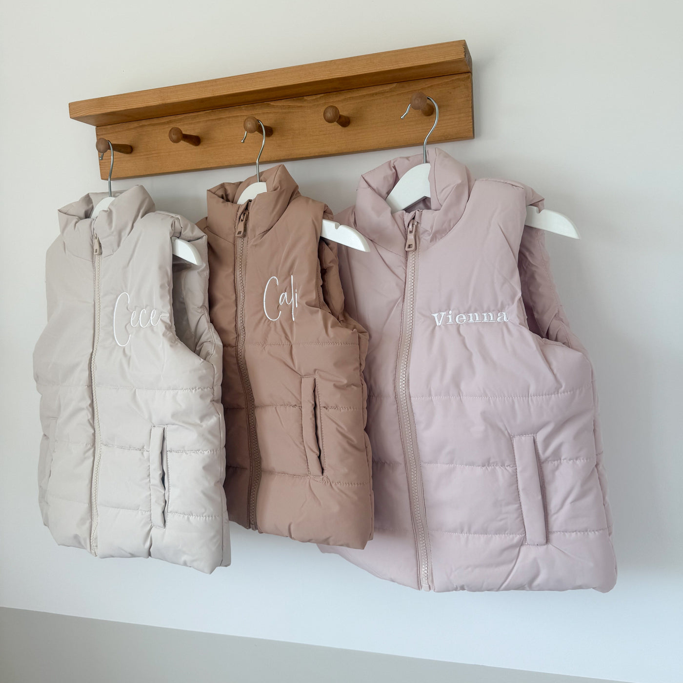 Blush Personalised Padded Gilet